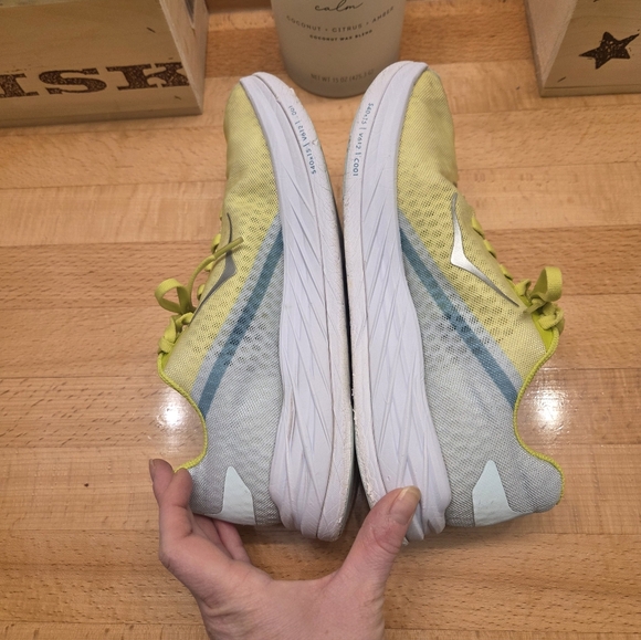HOKA One One Rocket X Unisex Running Shoes Yellow/Aqua Mens Size 7.5 main image 4
